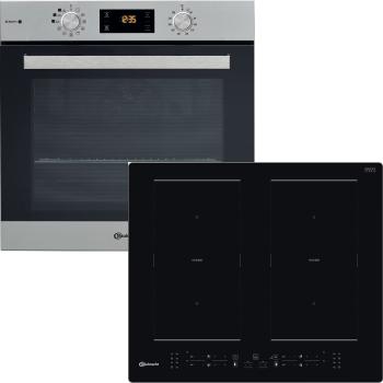 Bauknecht BAKO3 SF26 - Set aus Backofen mit Gentle Steam BAK3S KN8V IN & Induktionskochfeld BB 8760C AL, 60 cm